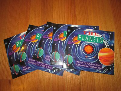 Lot 6 Wright Group books science Solar system early reader The planets lvl L 1 2