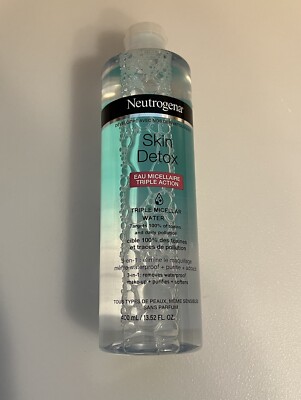 Neutrogena Skin Detox Triple Micellar Water 400 mL 13.52 Fl Oz NIB New