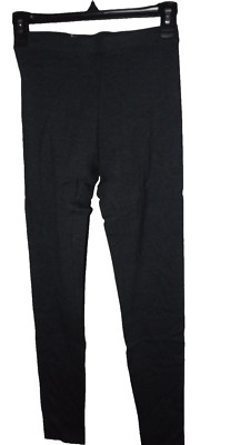 LC Lauren Conrad Women's Leggings XS L Gray Mid Rise Stretch Knit Cotton Blend
