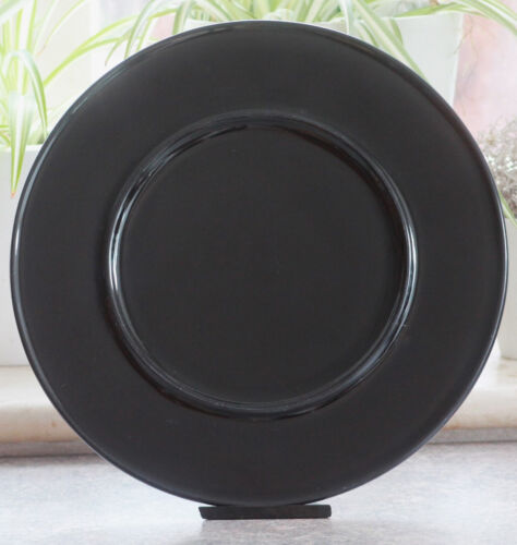 PLATZTELLER große SERVIERTELLER Keramik schwarze Speiseteller XXL Teller Ø31,5cm - Bild 1 von 10