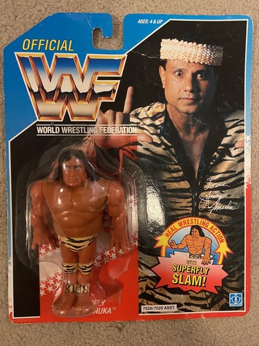 Wwf Hasbro Moc Superfly Jimmy Snuka Wwe...