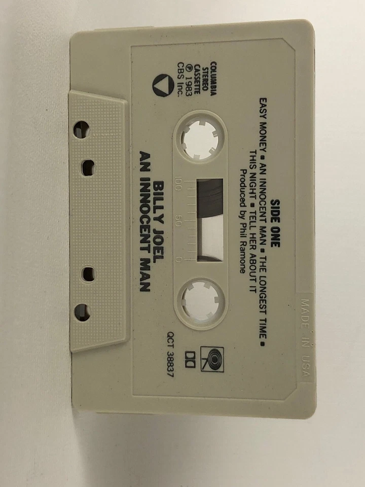 Billy Joel An Innocent Man Cassette Tape QCT 38837 - Imagem 3 de 4