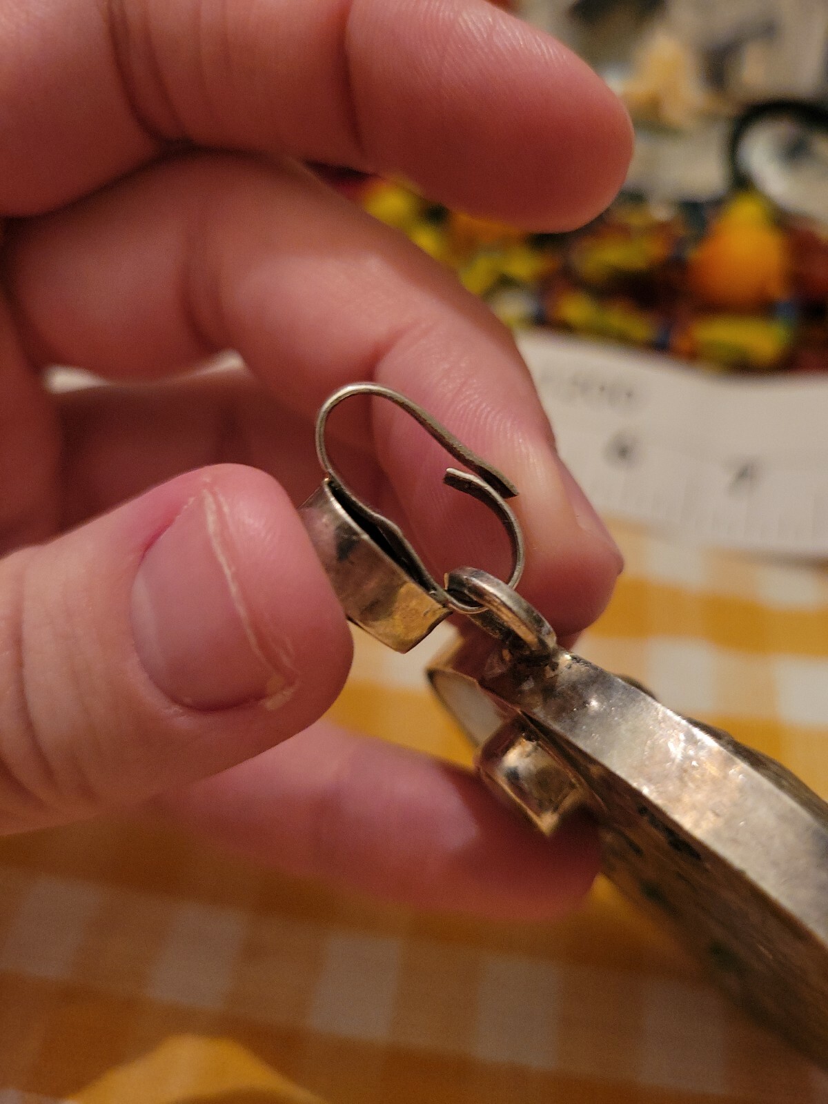 Massive Statement Sterling Silver Amonite Citrine… - image 8