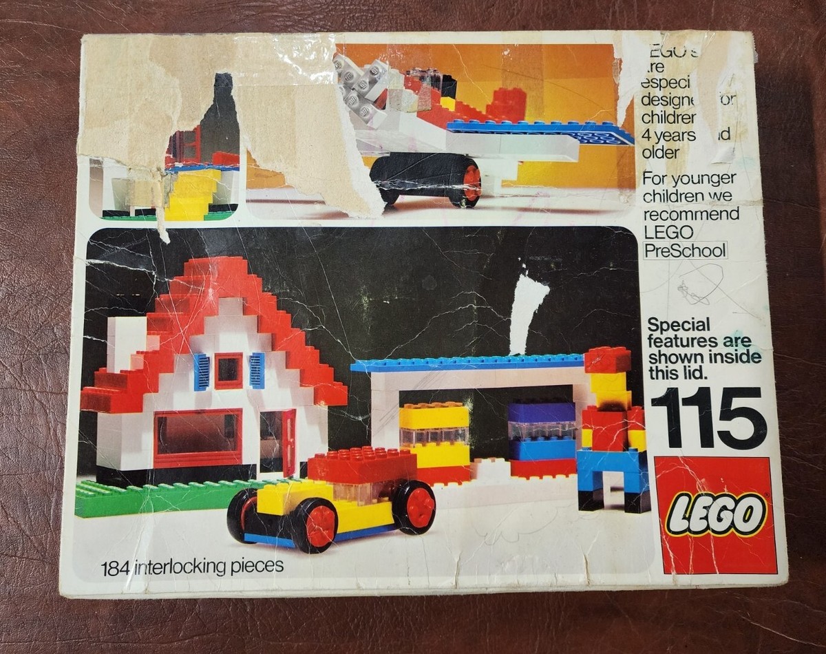 VINTAGE Lego Set Number 115 circa 1974 hard to find