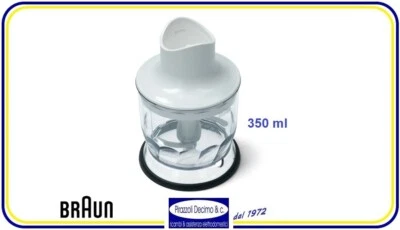 ACCESSORIO TRITATUTTO MINIPIMER BRAUN 350ml Multiquick 4162 4193 MQ/MR20 advant.