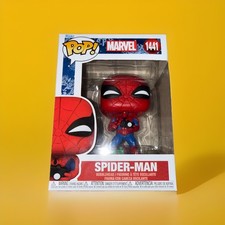 Marvel Holiday Spiderman con regalo abierto Funko Pop! Figura Vinilo #1441 (B38)