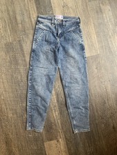 Abercrombie Kids Jeans Girls 9/10 Slim High Rise Mini Mom Jean Denim Adjustable