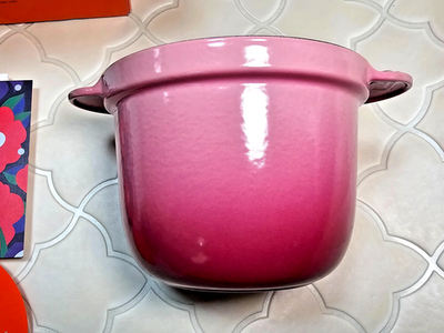 Le Creuset Cocotte Every Rice Pot 18cm 2.25qt BERRY PINK Copper
