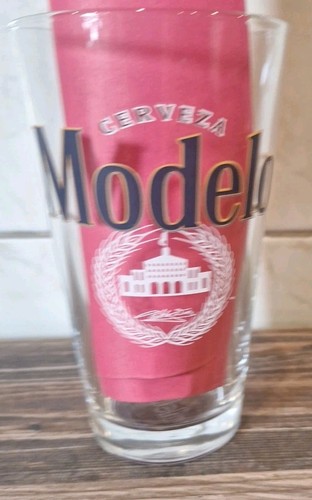 Juego de 6 vasos de pinta de cerveza Modelo Cerveza 16 oz 5,75" logotipo de cresta de león nuevo - Imagen 11 de 13