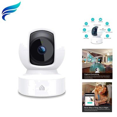 1080p Wireless Security Camera: Pet & Baby Monitor with Motion Alerts & Audio