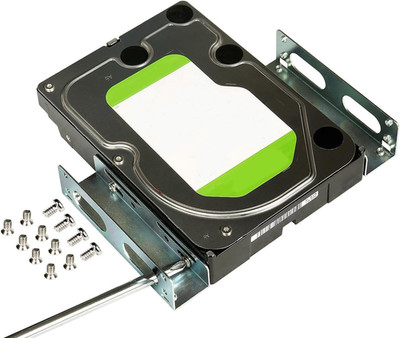 HDD Hard Drive Metal Mounting Bracket Adapter, Convert Any 3.5 in HDD into One