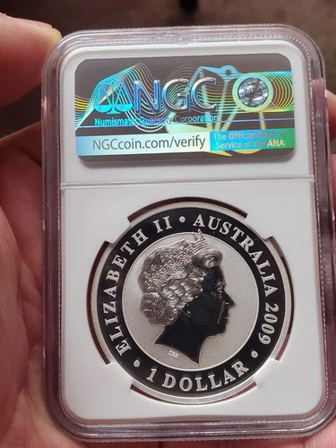 2009 silver Proof Australia coala dollar NGC  MS69