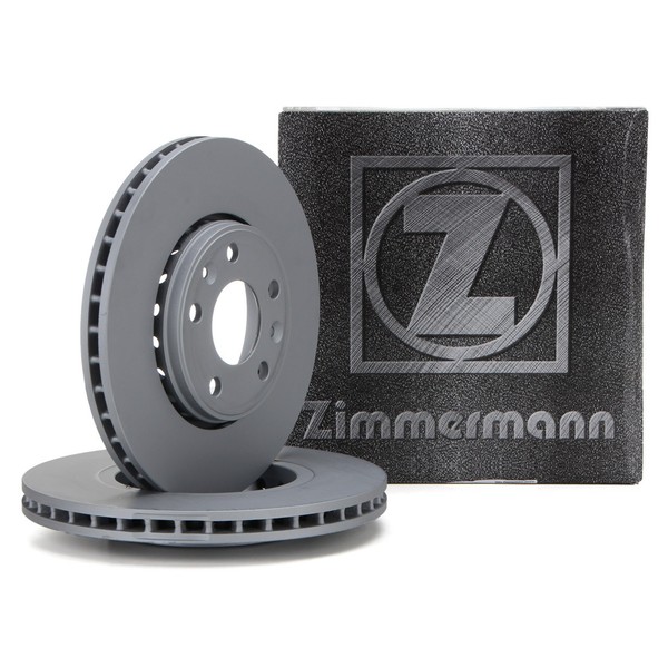 Zimmermann Bremsscheiben Satz FüR Renault Laguna 3 Megane 3 Scenic 3 Vorne-image