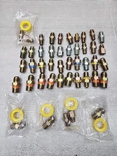 Qty-45  Assorted Eastma/ BrassCraft  Safety+PLUS Series Gas Appliance Fittings  