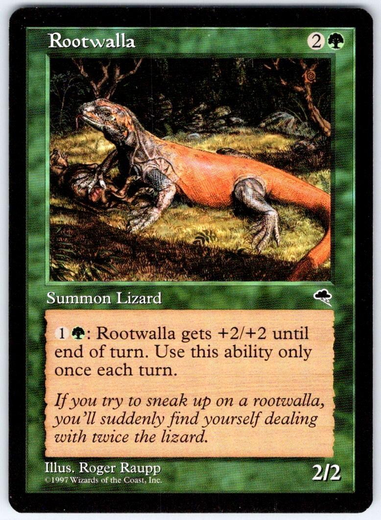 Rootwalla 252 Common Tempest Magic: The Gathering Lightly Played