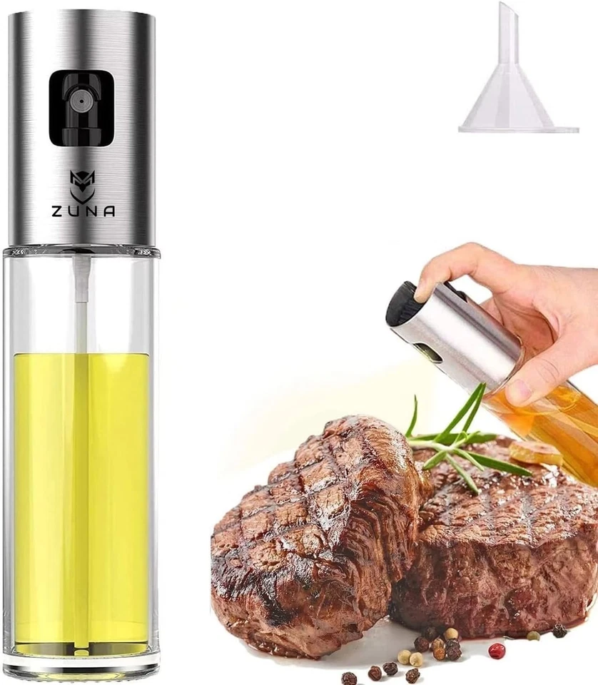 Stainless Steel Olive Oil Sprayer Mister – Cooking Spray for BBQ, Salad, Baking - Image 4 of 4