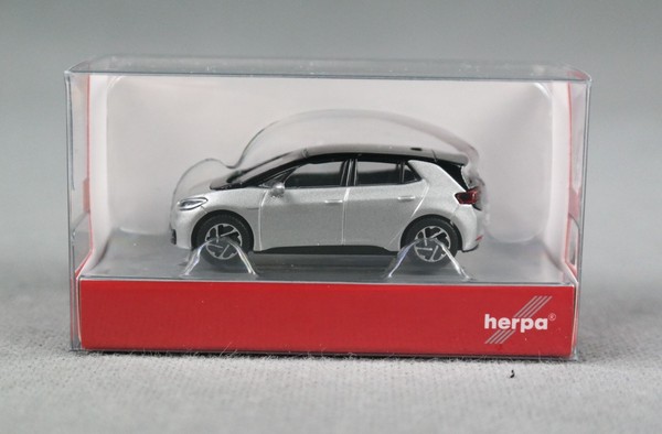 Herpa 431101-003 H0,1:87 Volkswagen (Vw) Id. 3, Scale Silver Metallic Neu 2026!-image
