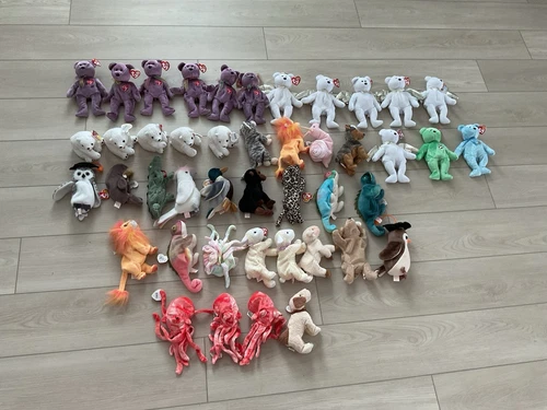 The Beanie Babies Collection  Lot Of Vintage All With Tags 2000 Lote 44