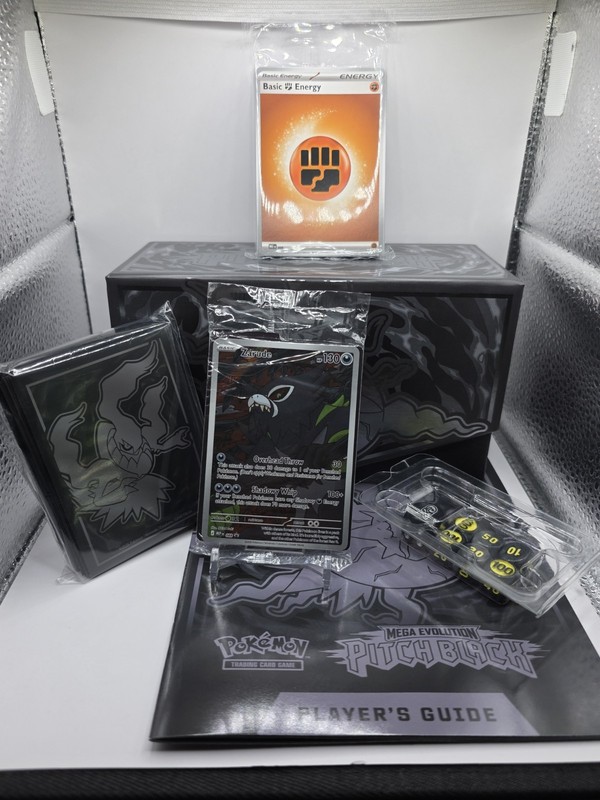 Mega Evolution Pitch Black ETB: EMPTY w/ Accessories NO Packs
