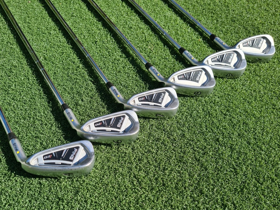 Ping i20 Yellow Dot 4-PW Iron Set (no 5 iron) – CFS Extra Stiff – Good Condition - Image 2 of 4