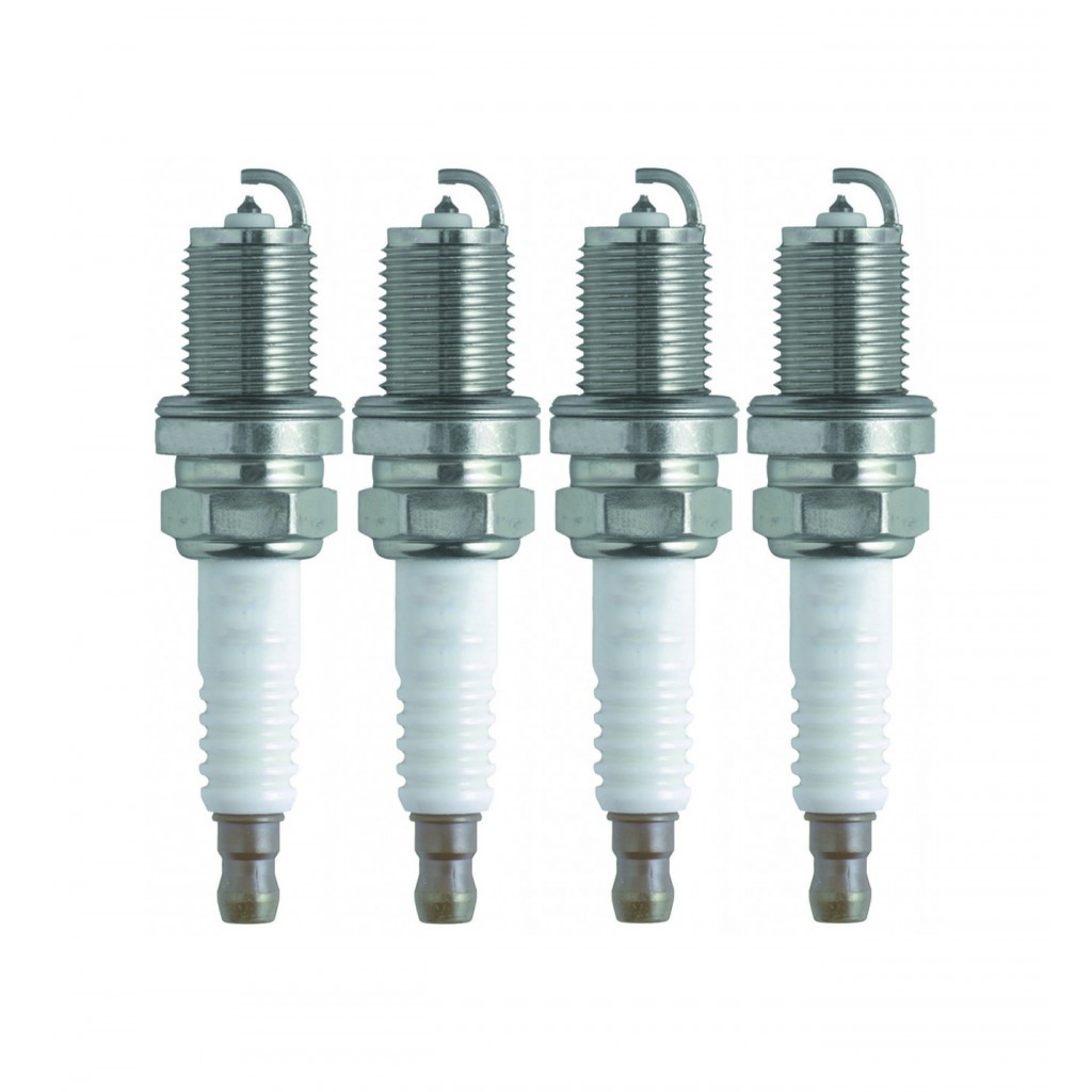 NGK For Audi Cabriolet 1995 1996 Spark Plug Double Platinum Box of 4 PFR6Q
