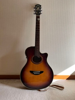 #ad 90#x27;s YAMAHA electric acoustic Yamaha vintage guitar $477.50