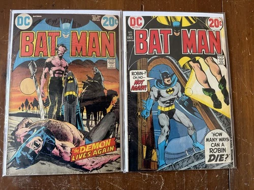 Vtg. DC  - BatMan  #244 & #246, Very Good