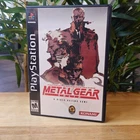 Metal Gear Solid (Sony PlayStation 1) PS1 CIB complete Tested Game w/ Manual