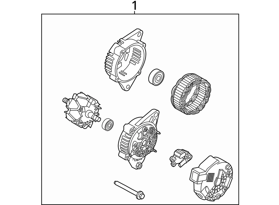 2020-2021 Kia Soul Alternator Generator Charging Assembly Engine Oem HNUWZ - Image 4 of 4
