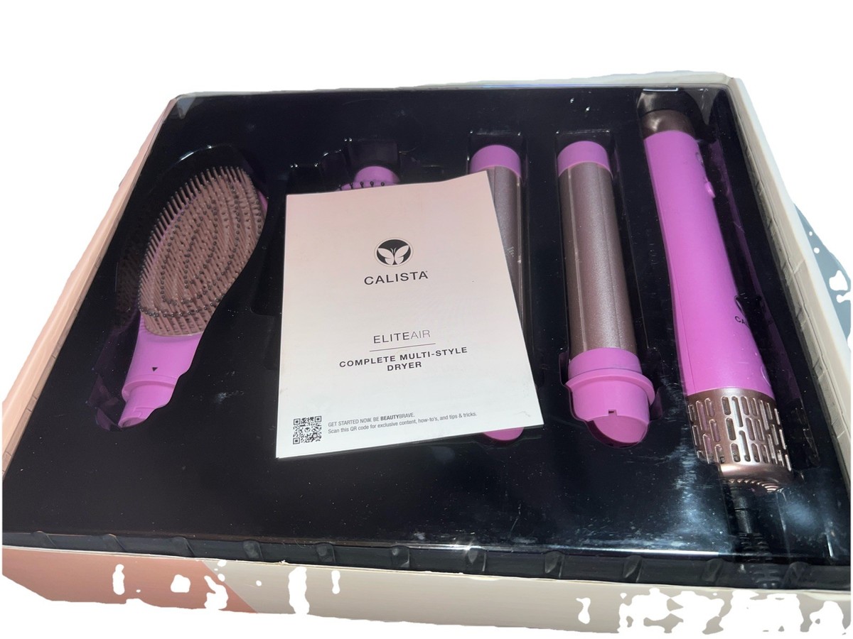 Calista Elite Air Complete Multi-Style Dryer PINK Hair Style 