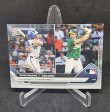 2025 MLB Topps NOW Card OS-3 Drake Baldwin / Nick Kurtz RC ROY Braves Athletics