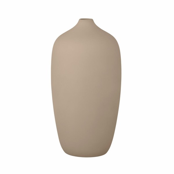 Blomus Vase Ceola Keramik Indian Tan 25 Cm Dekovase Modern Shop Exclusive 64646-image