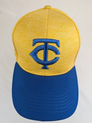 SDSU Minnesota Twins Jackrabbits Hat Baseball Cap Yellow Rabbits South Dakota