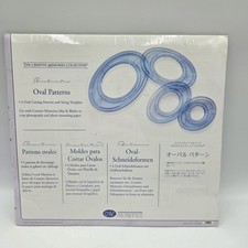 Creative Memories Custom Cutting System Oval Patterns Brand New In Package