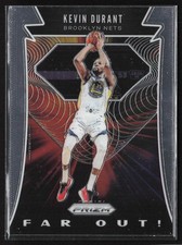 2019-20 Panini Prizm #5 Kevin Durant Far Out! Brooklyn Nets