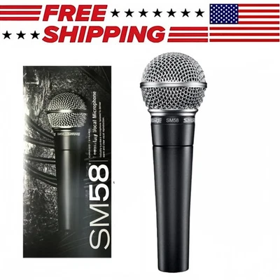 For SM58-LC Dynamic Professional Vocal Microphone for Podcasting Broadcasting US