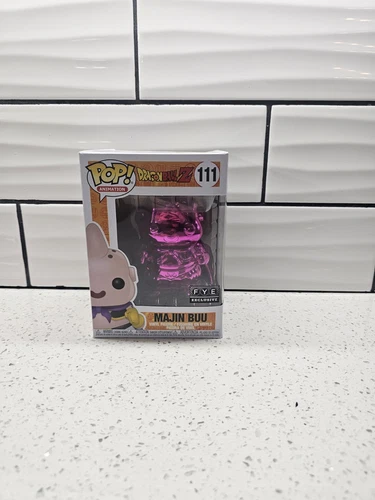 Funko Pop! Dragon Ball Z Majin Buu Pink Chrome Vinyl Figure Fye Exclusive