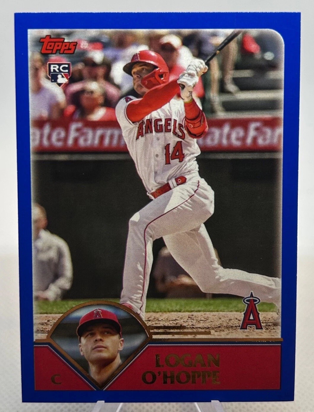 Logan O’Hoppe 2023 Topps Archives - 2003 Topps #219 (RC) Los Angeles Angels
