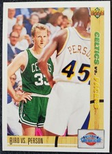 1991 Larry Bird v Chuck Person Boston Celtics Pacers NBA Upper Deck CC Card #30