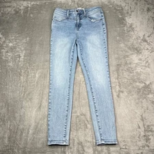 Judy Blue Jeans Womens 29 Blue Skinny Fit High Rise Stretch Light Wash Denim