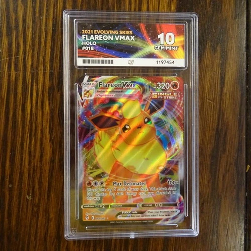 Flareon VMAX 018/203 - Ace Graded 10 Gem Mint Pokemon