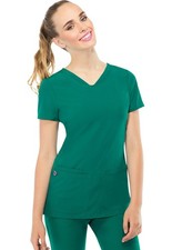 Scrubs HeartSoul Short Sleeve Scrub Top 20710 HUNH Hunter Free Shipping