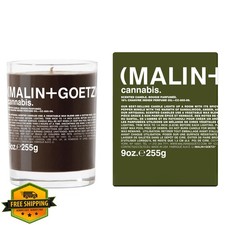 Image of MALIN+GOETZ 9oz Scented Candle, Bergamot and Sage, Soy Wax, Vegan