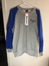 New with Tags Vtg 80's Spalding Colorblock Sport Sweatshirt Mens XL made in USA