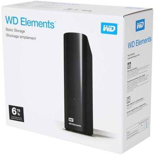 Western Digital WD Elements 24TB 22TB 20TB 18TB 16TB USB 3.0 External Hard Drive - Picture 2 of 11