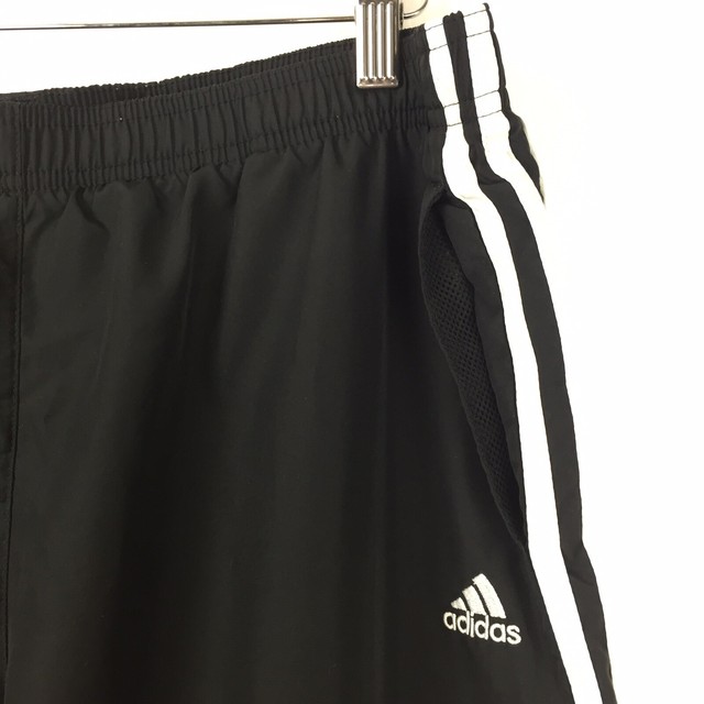 ADIDAS Womens M Track Pants Warm Up Lightweight Ankle Zip Sweatpants Black White | eBay