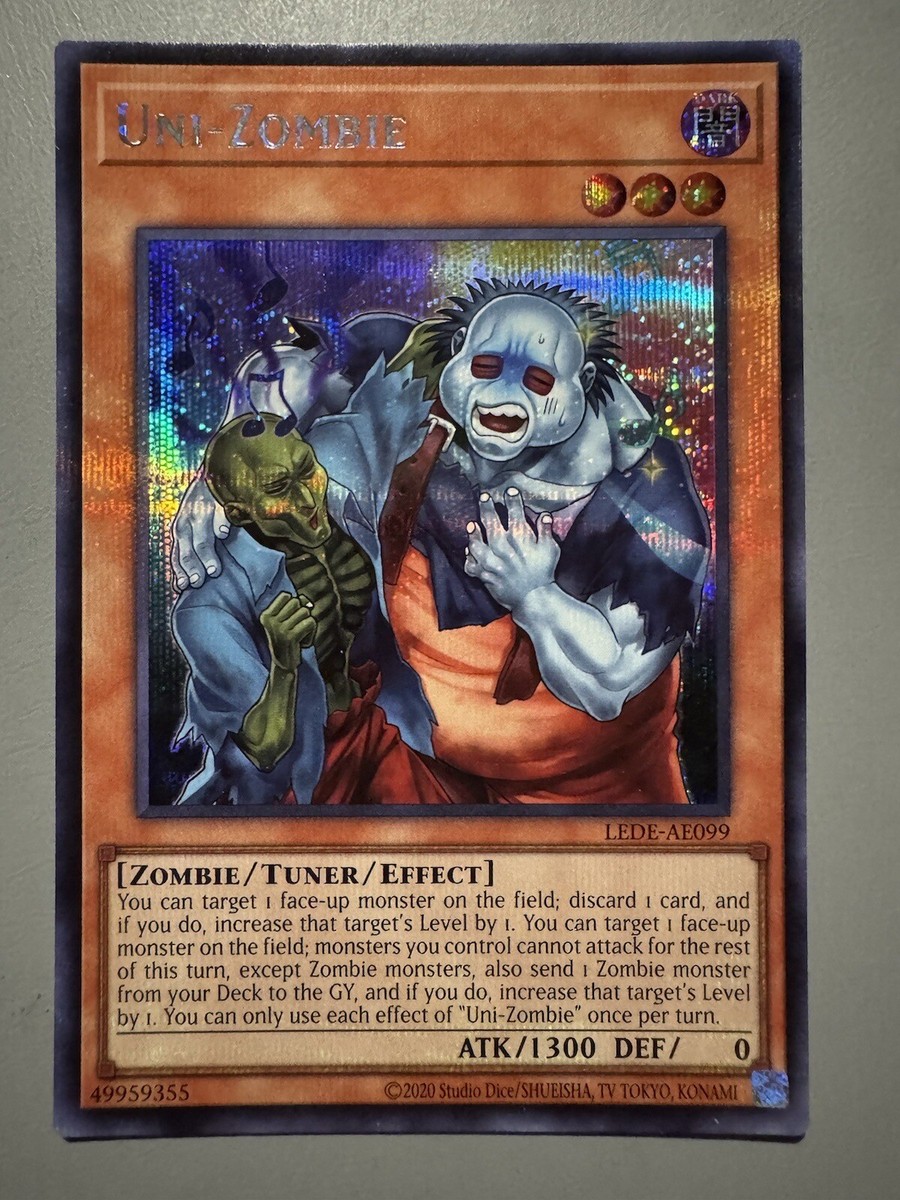 YUGIOH UNI-ZOMBIE (EFFECT) ASIA ENGLISH EDITION LEDE-AE099 SECRET