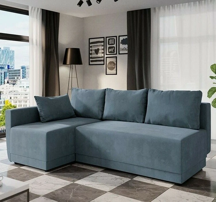 L Shaped Corner Sofa Bed With Storage