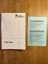 Texas Instruments TI-83 Plus Graphing Calculator Manual Guide Book 2004