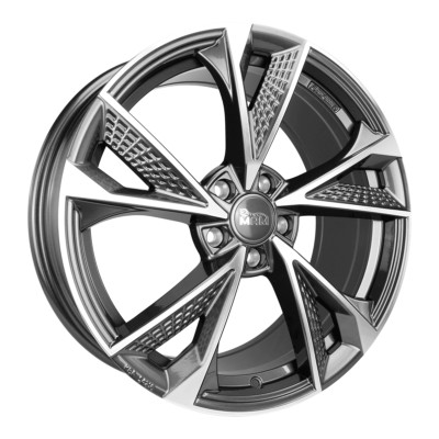 18 Zoll MAM RS6 5x100 ET38 Alufelgen PALLADIUM FRONT POLISH